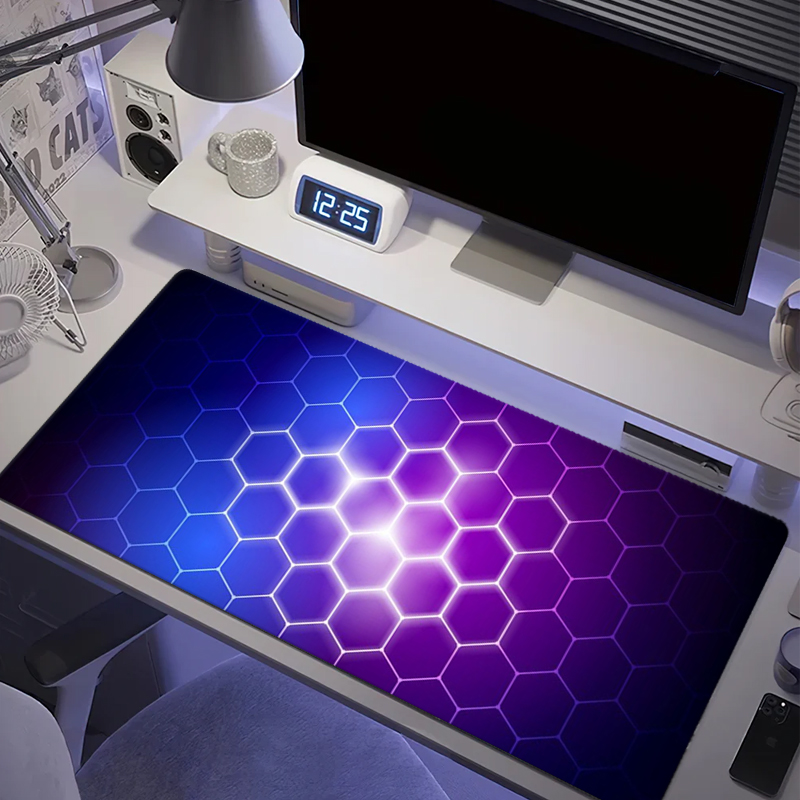 Rubber Mat Desk - Honeycomb Series Muismat Grote computerkantoor-speltafelmatten XXL