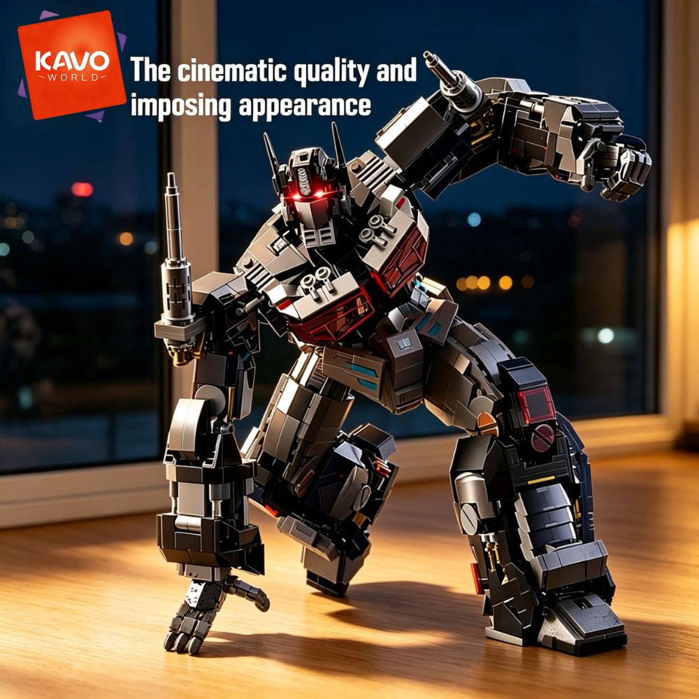 Desk Setup Build - KAVOWORLD 2045-delige Future Mecha Robot Bouwstenen