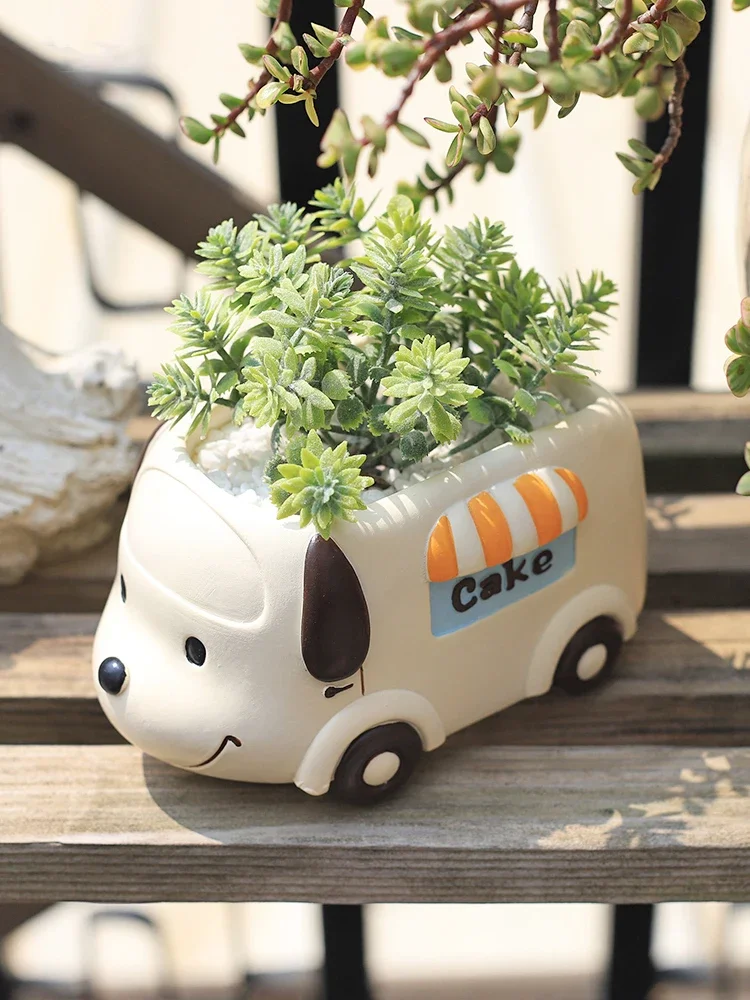 Plant Pot Small Desk - Food Truck Dier Kleine Plant Pot