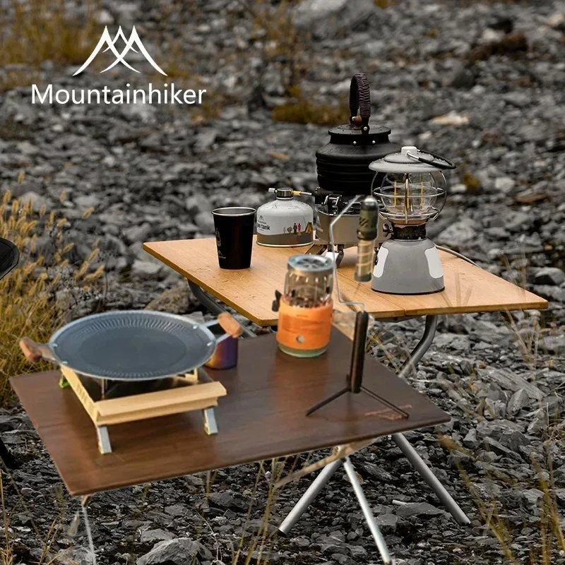 Desk Setup Design - MOUNTAINHIKER Upgrade Draagbare Outdoor Campingtafel, Compact