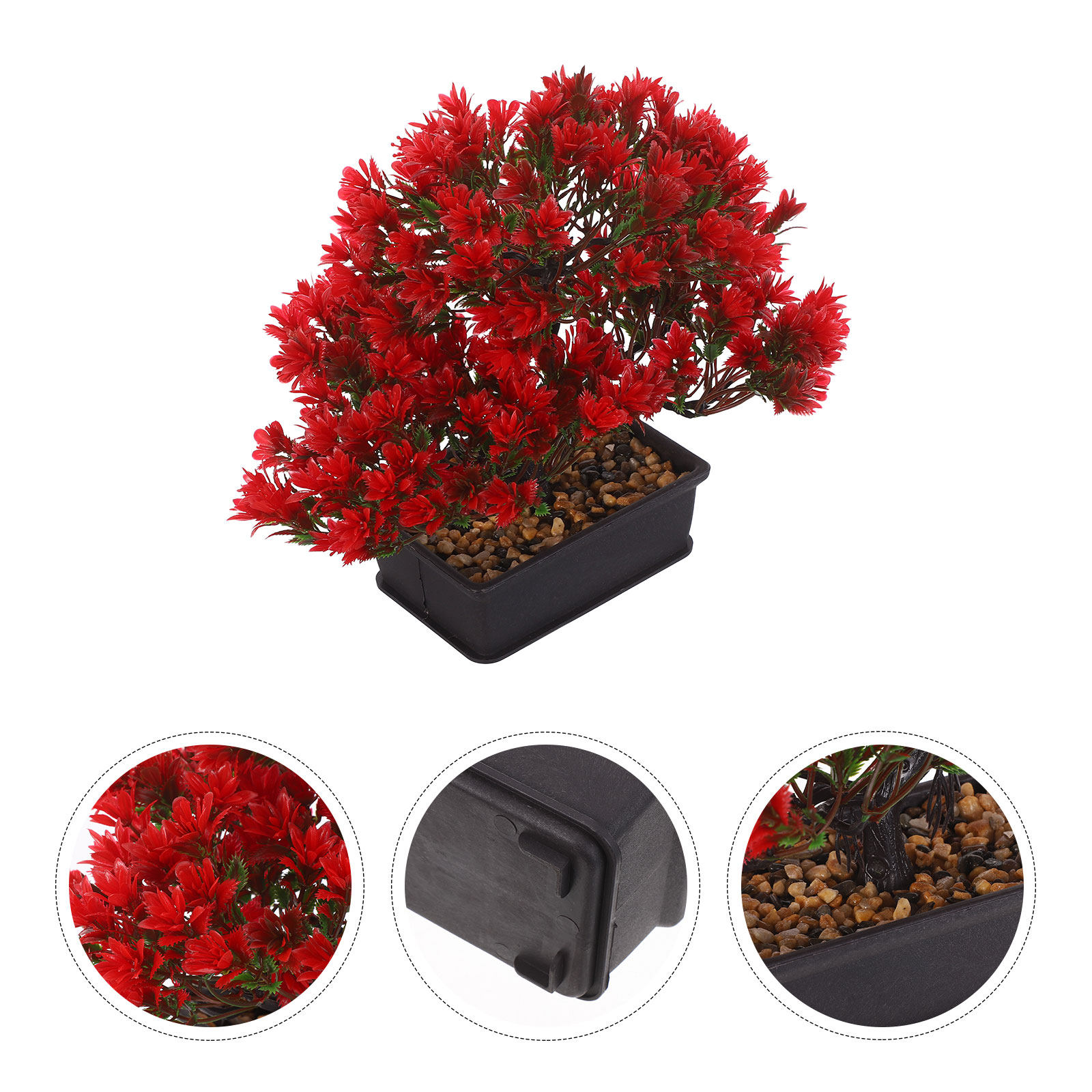Plant Pot Small Desk - Kunstmatige Bonsai Boom Klein Realistisch Plastic