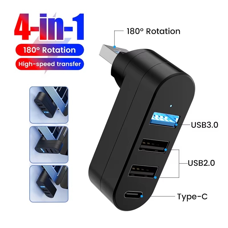 Desk Setup Usb Hub - USB Hub 3.0 Mini Splitter Box