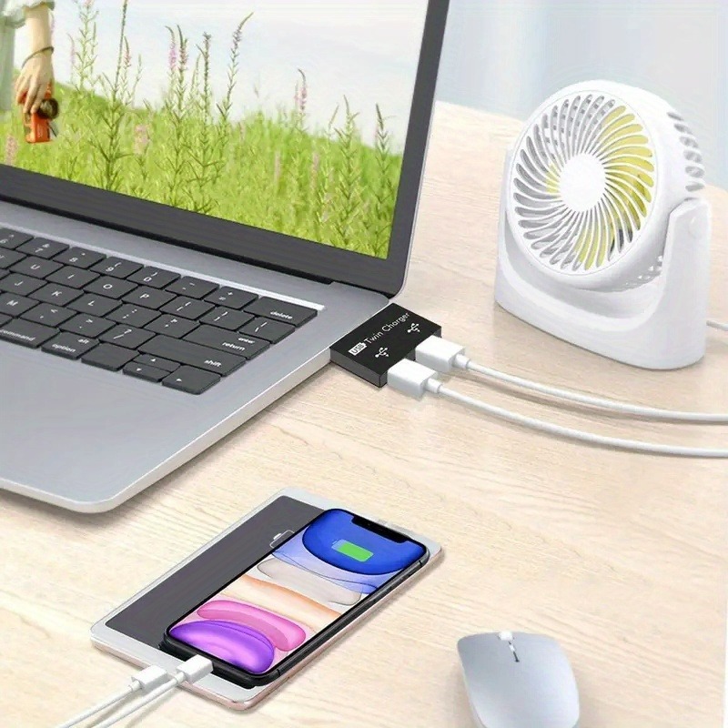 USB2.0 Splitter 1 Man Naar 2 P - Desk Setup Usb Hub recensie en prijs