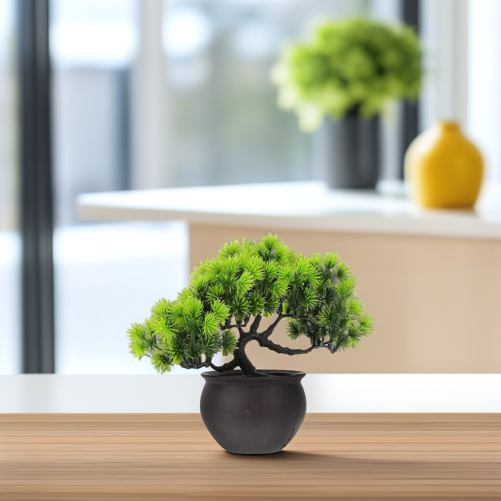 Compacte kunstmatige den in po - Plant Pot Small Desk recensie en prijs