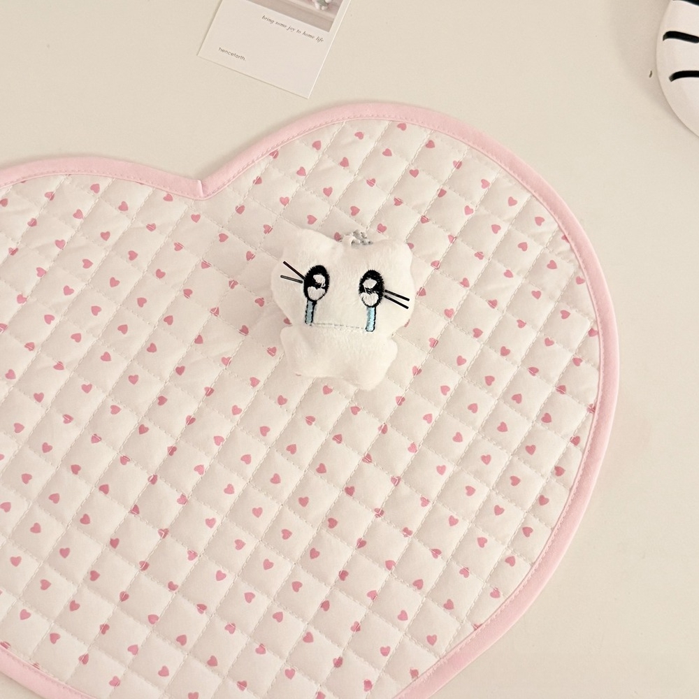 Y2k Roze Liefde Gewatteerde Ja - Desk Setup Japan recensie en prijs
