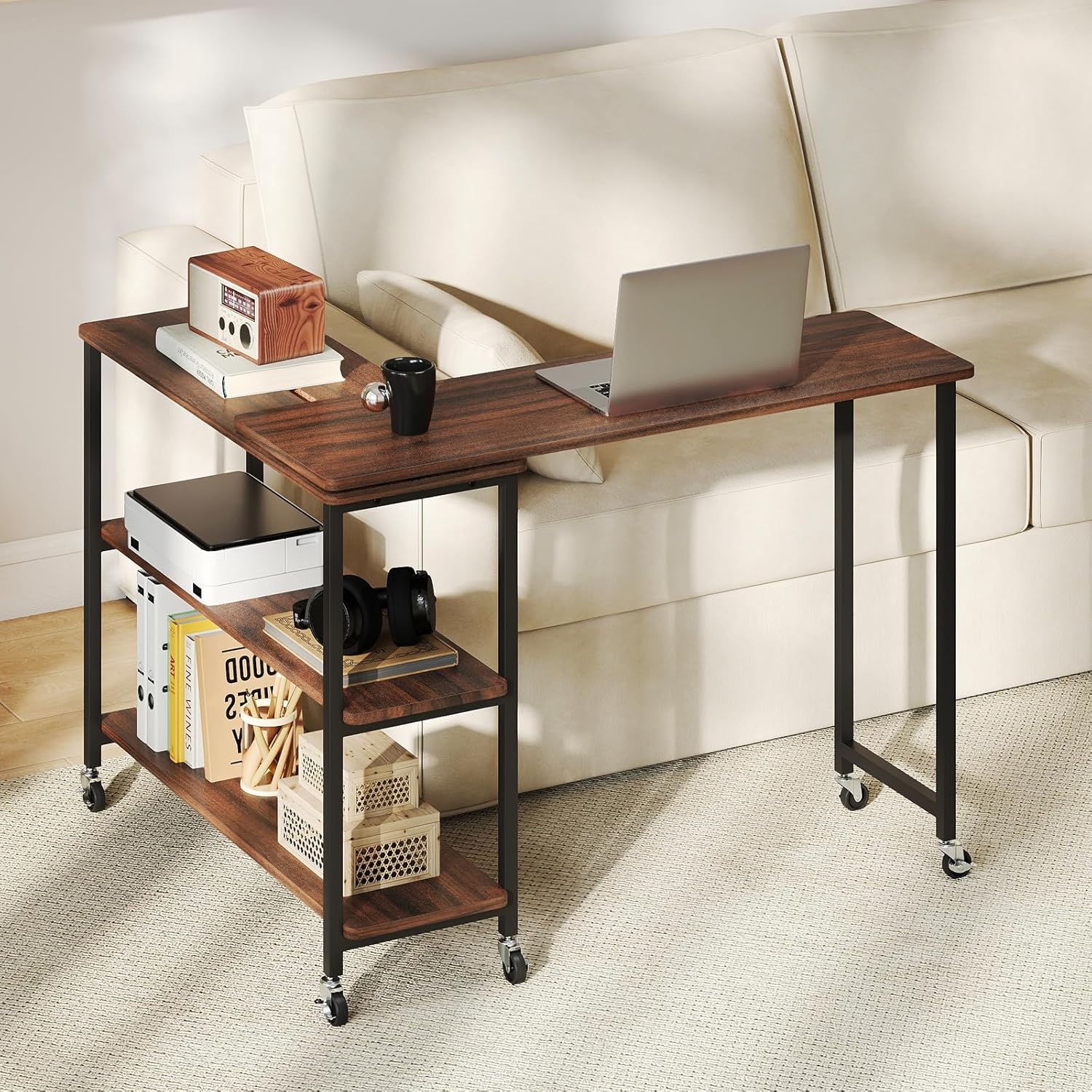 360 °   Draaibare bijzettafel  - Desk Setup Maker recensie en prijs