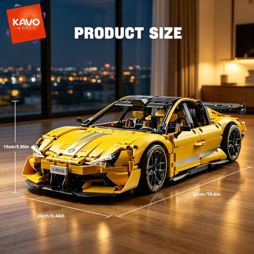 KAVOWORLD 2143-delige gele 1:1 - Desk Setup Build recensie en prijs