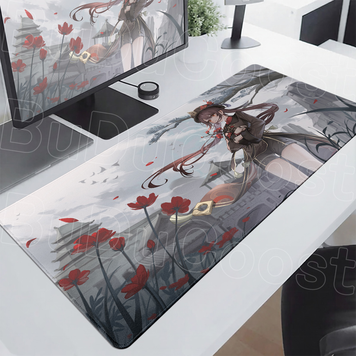 Genshin Impact Hu Tao Muismat  - Desk Setup Anime recensie en prijs