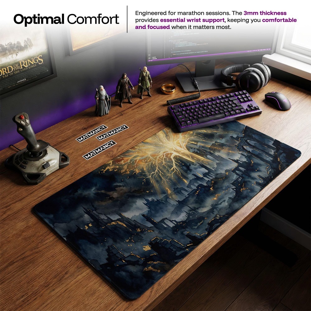 Bureaumat, Dark Fantasy muisma - Desk Setup Simple recensie en prijs