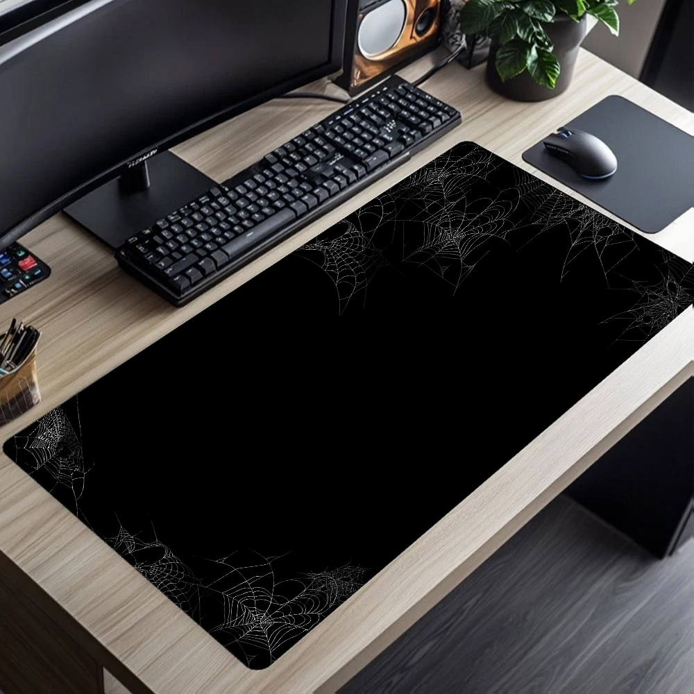Abstracte zwart-witte muismat  - Desk Setup Designer recensie en prijs