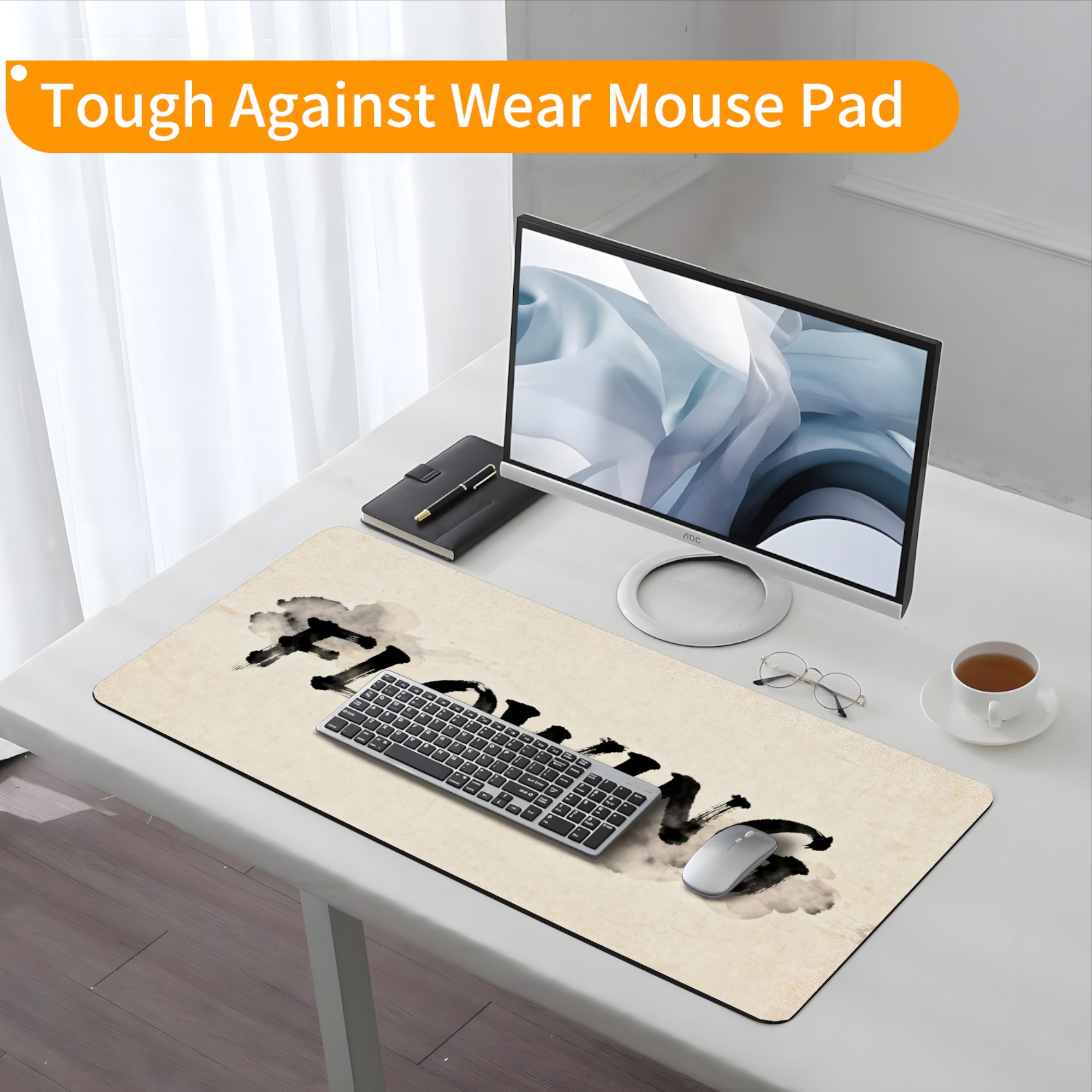 Zwarte Ink Cloud Gaming-muisma - Rubber Mat Desk recensie en prijs
