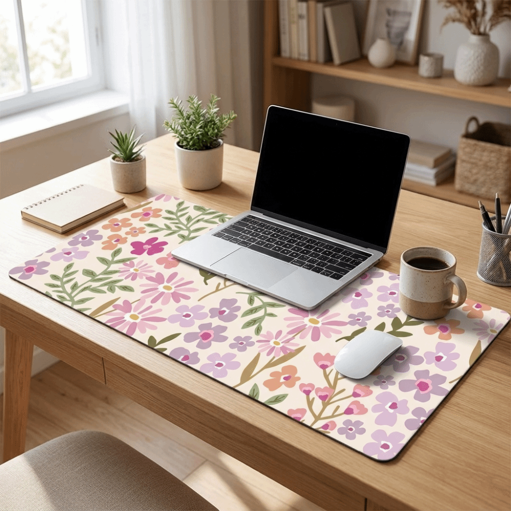 Vlekbestendig groot bloemenbur - Rubber Mat Desk recensie en prijs