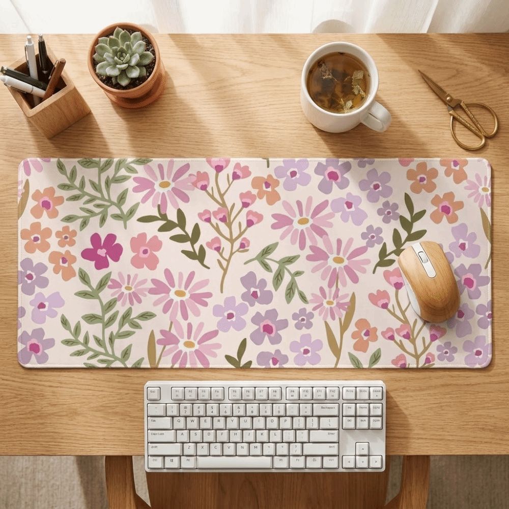 Vlekbestendig groot bloemenbur - Rubber Mat Desk recensie en prijs