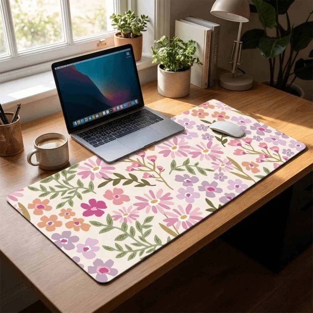 Vlekbestendig groot bloemenbur - Rubber Mat Desk recensie en prijs