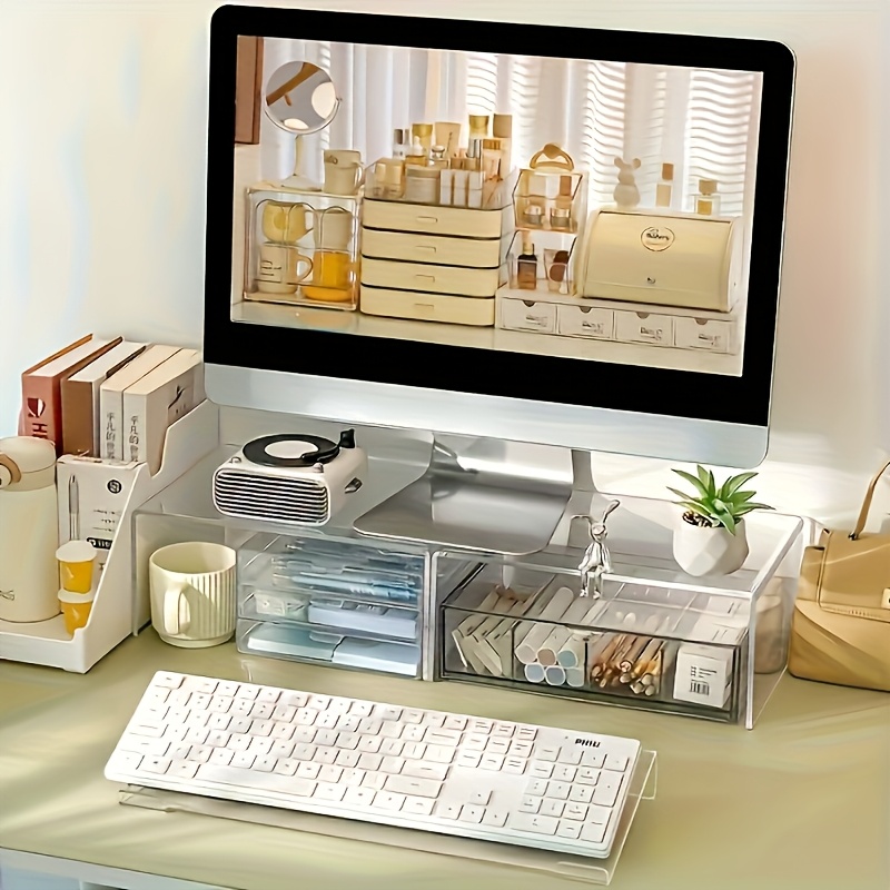 Acryl toetsenbordstandaard, tr - Desk Setup Design recensie en prijs