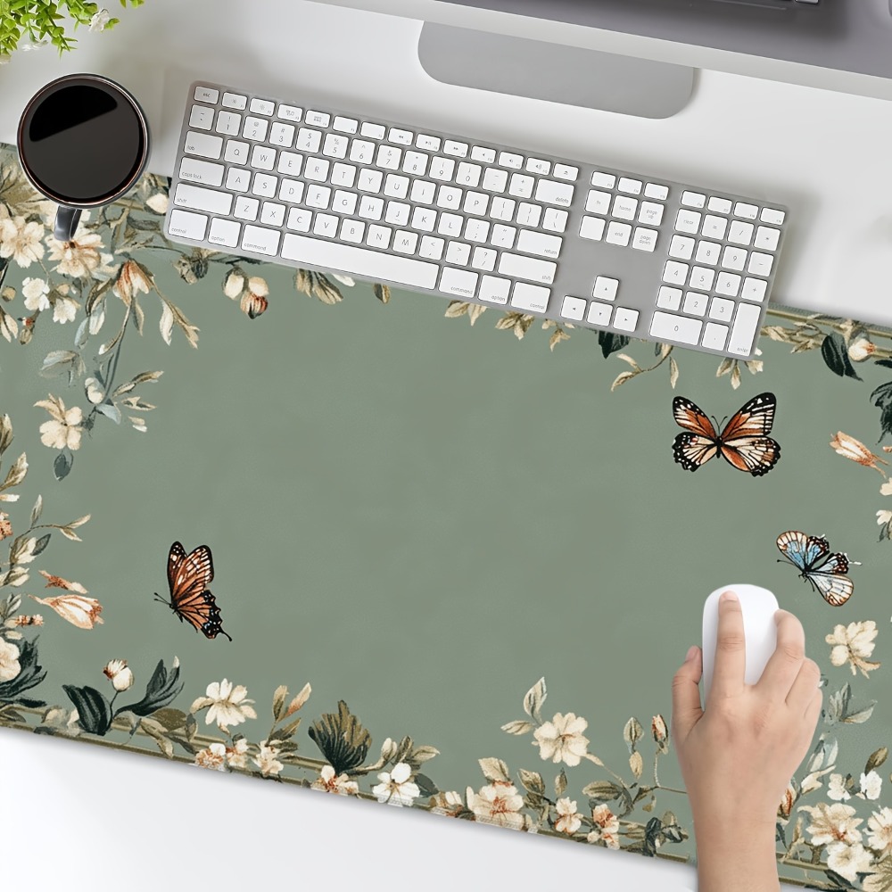 Plantentafelmat met vlinderpat - Desk Setup Simple recensie en prijs