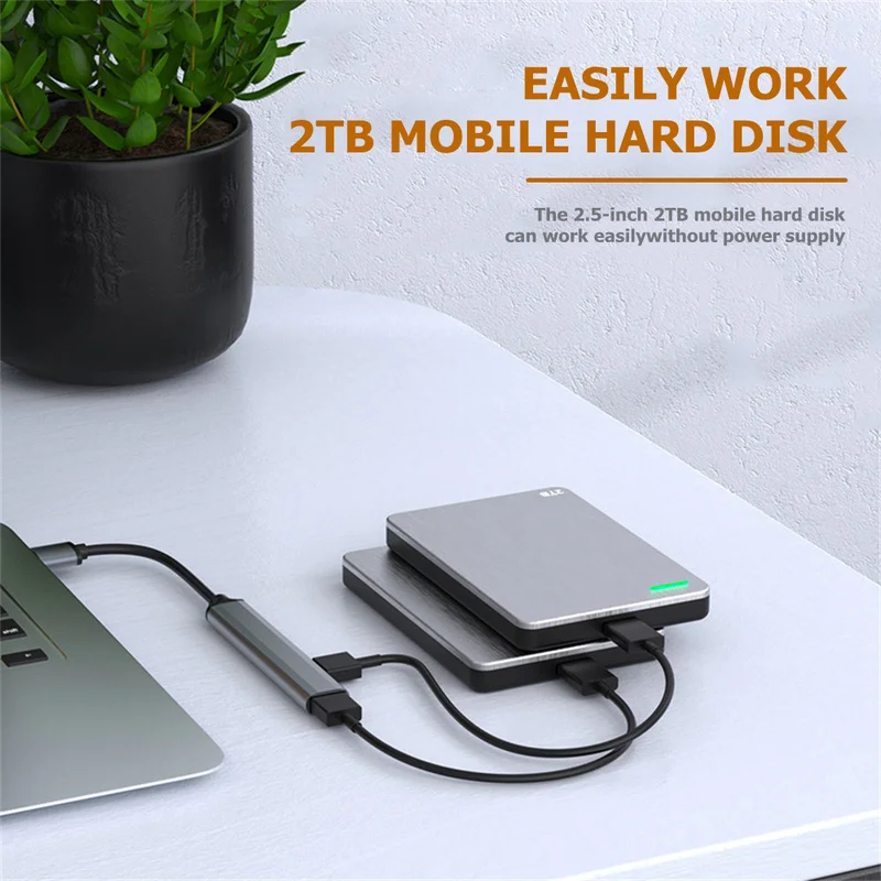 4-poorts USB-C Hub 3.0/3.1-spl - Desk Setup Usb Hub recensie en prijs
