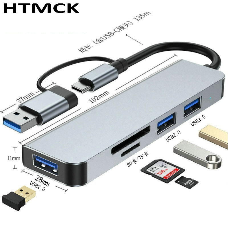 8-in-2 USB C Hub Multi-Port Do - Desk Setup Usb Hub recensie en prijs
