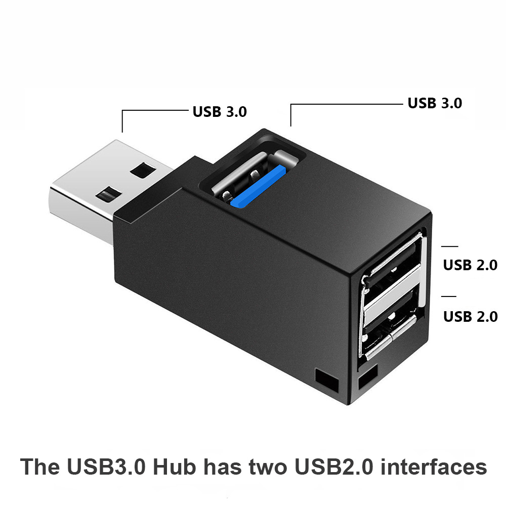 3-in-1 USB HUB USB 3.0 Adapter - Desk Setup Usb Hub recensie en prijs