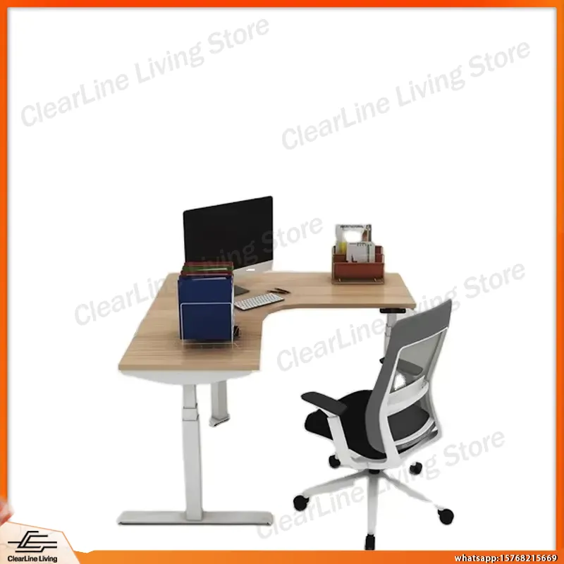 L-vormig elektrisch in hoogte  - Desk Setup Designer recensie en prijs