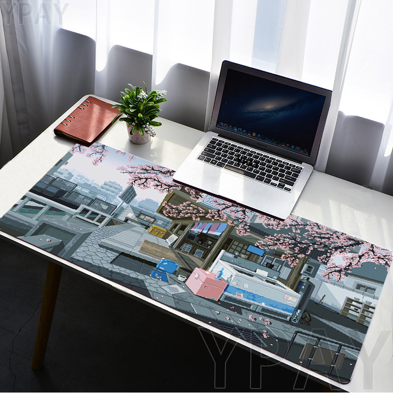 Pixel muismat Japan Street gro - Desk Setup Anime recensie en prijs