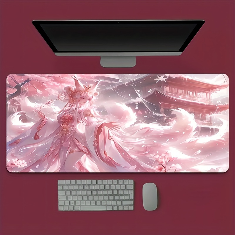Anime Fox Girl bureaumat, uitg - Desk Setup Designer recensie en prijs