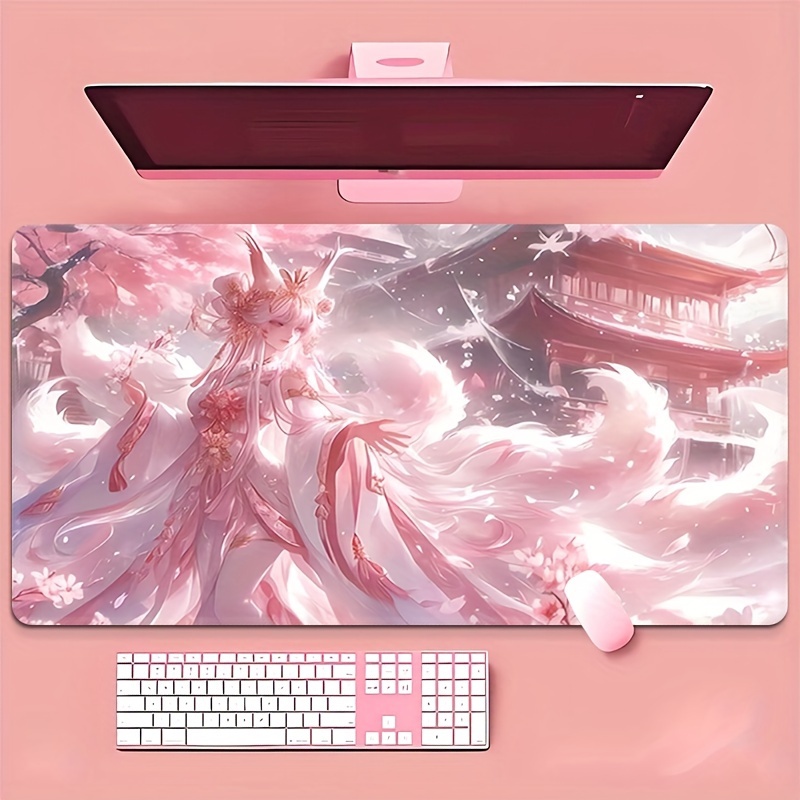Anime Fox Girl bureaumat, uitg - Desk Setup Designer recensie en prijs