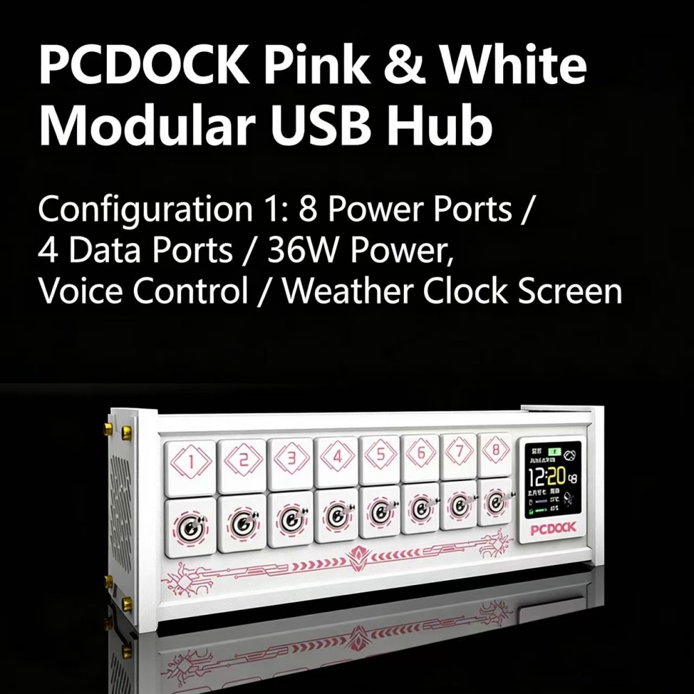 PCDOCK USB-desktop-stroomstrip - Desk Setup Designer recensie en prijs