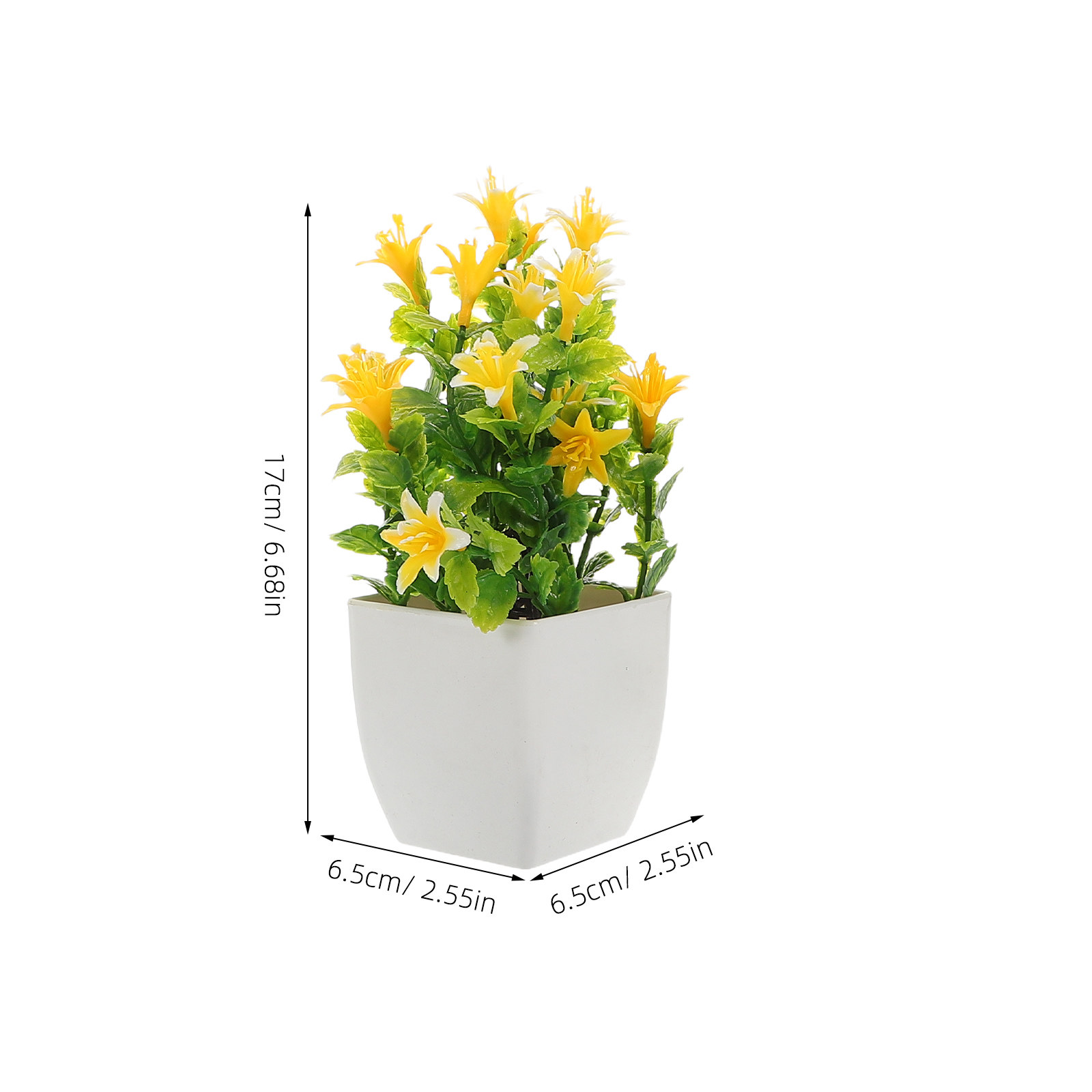 6 stuks levensechte nep-potpla - Plant Pot Small Desk recensie en prijs