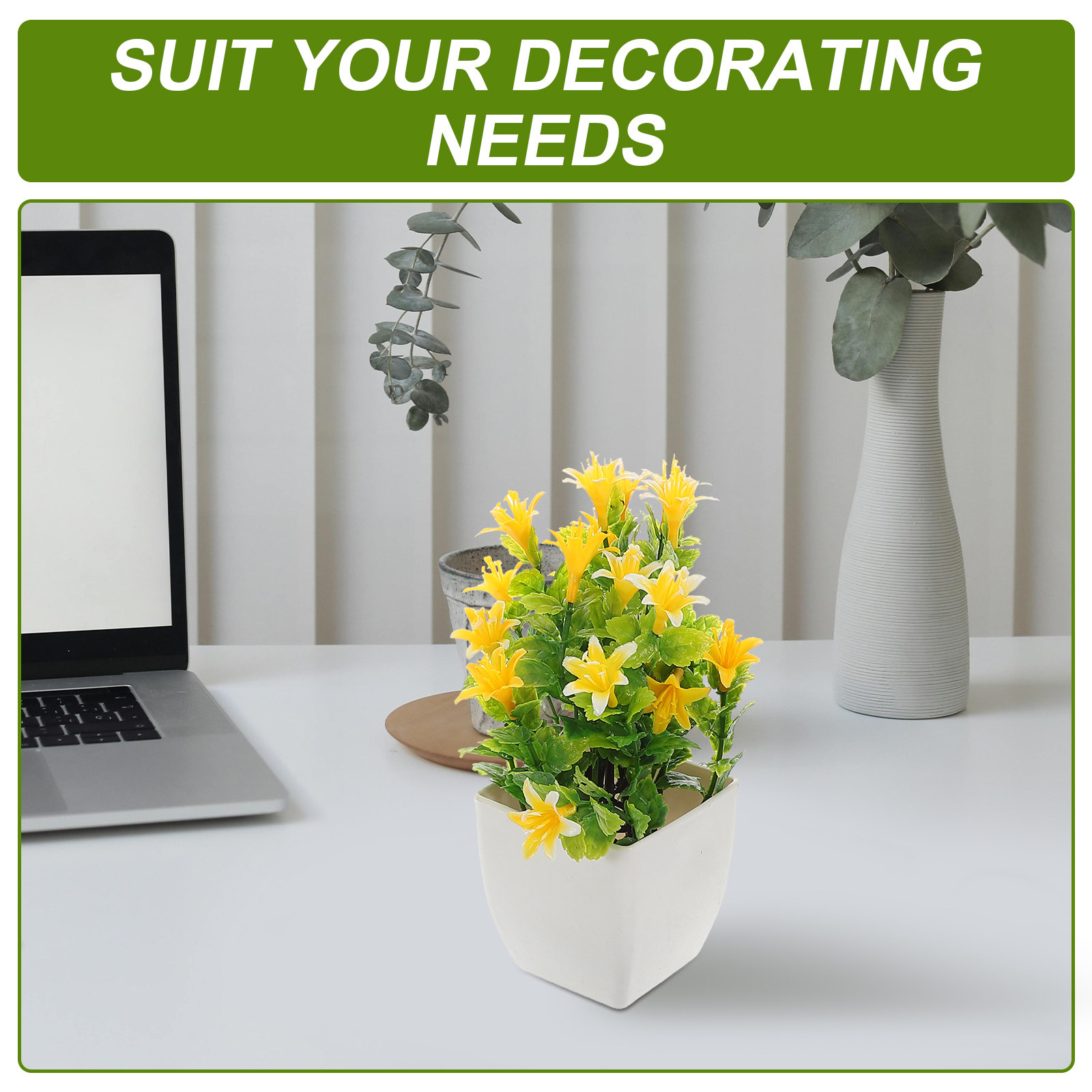 6 stuks levensechte nep-potpla - Plant Pot Small Desk recensie en prijs