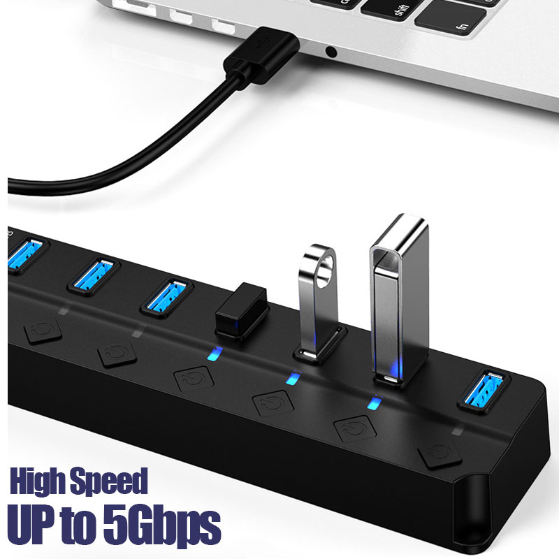 USB 3.0 Stroomadapter 4/7 Poor - Desk Setup Usb Hub recensie en prijs