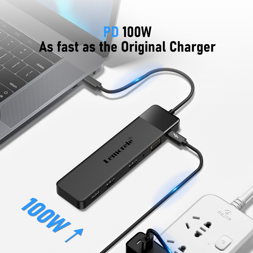 Lemorele 13-in-1 USB C HUB 4K3 - Desk Setup Usb Hub recensie en prijs
