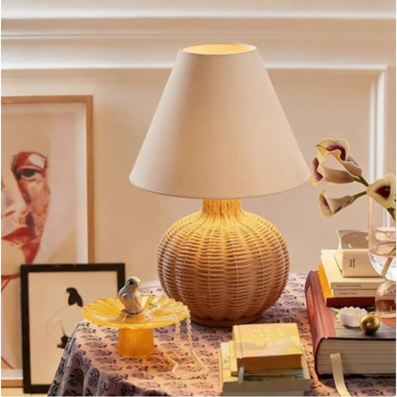 Wabi-sabi Vintage Rotan Tafell - Desk Setup Japan recensie en prijs