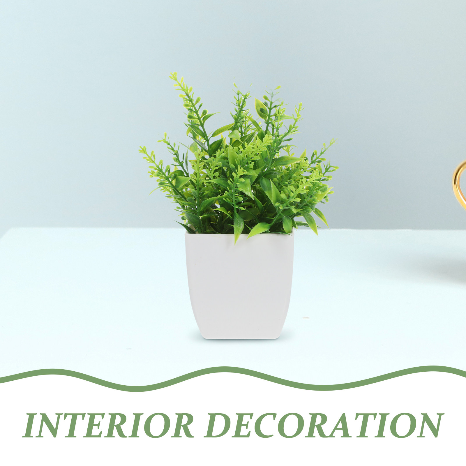 Realistische kunstplant in pot - Plant Pot Small Desk recensie en prijs