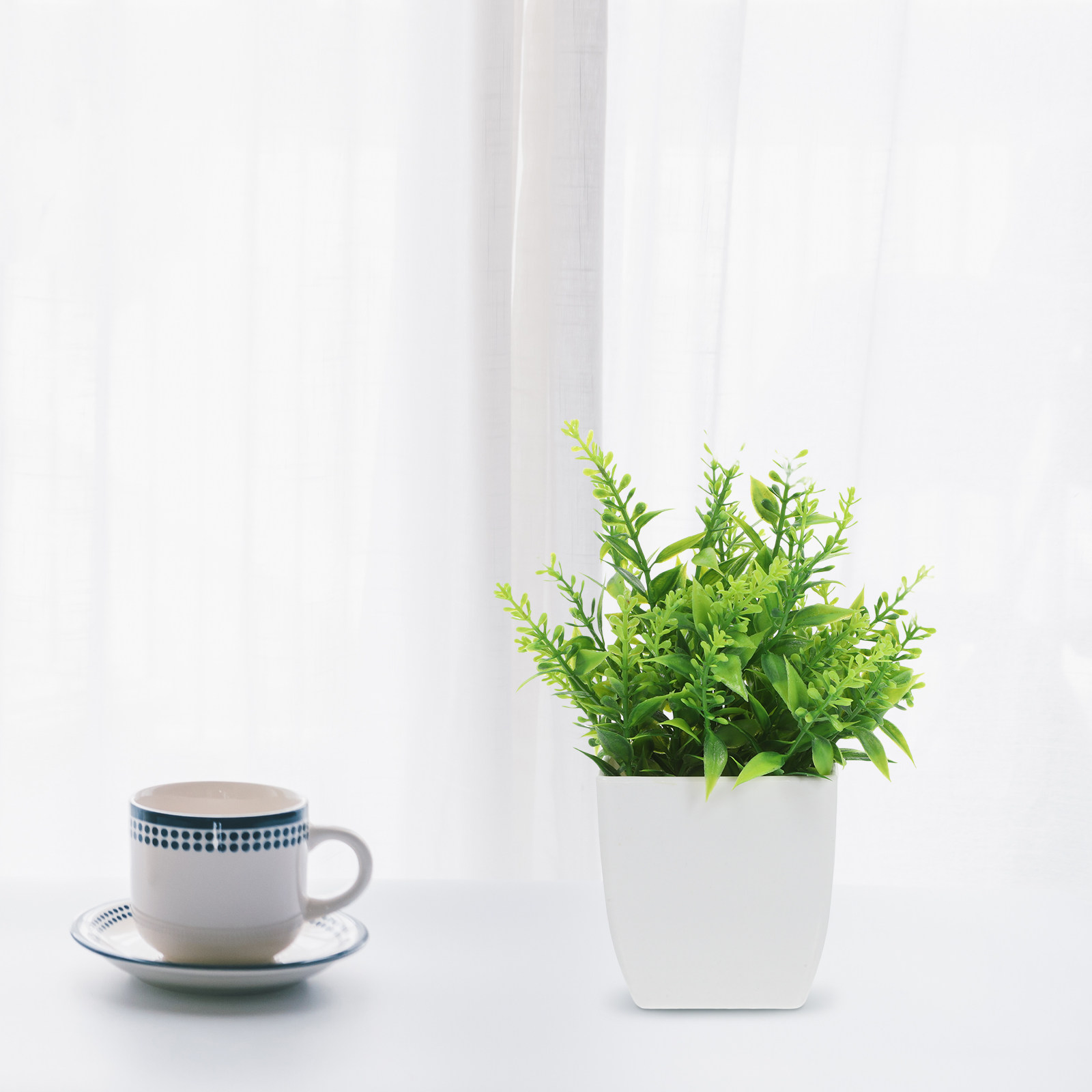 Realistische kunstplant in pot - Plant Pot Small Desk recensie en prijs