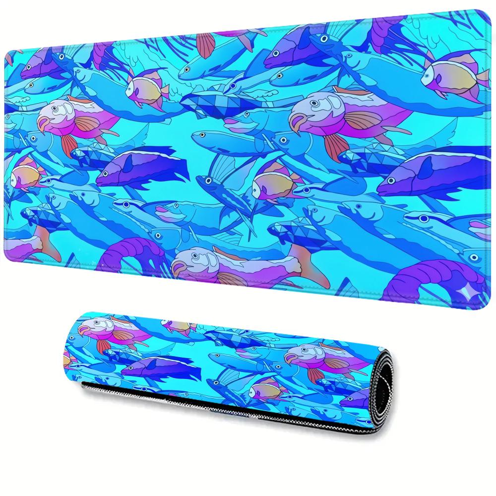 HD-print vis rubberen muismat  - Desk Setup Anime recensie en prijs