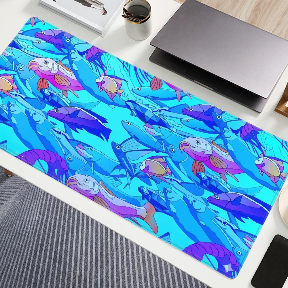 HD-print vis rubberen muismat  - Desk Setup Anime recensie en prijs